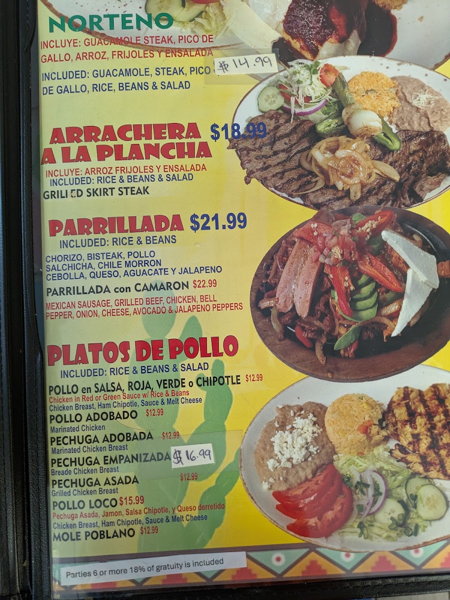 Tortilleria La Mexicana Menu - Image 5